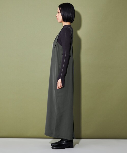 CITEN（シテン）の「＜CITEN＞ジップディテールワンピース（ワンピース・レディース・ブラック/ダークグレー・FREE）」の10枚目の写真