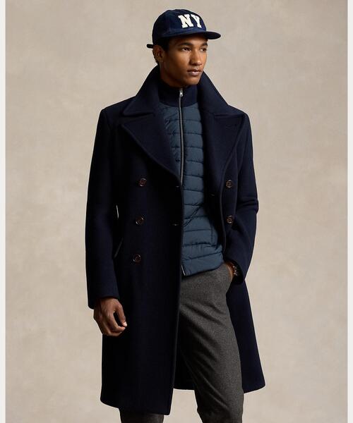 POLO RALPH LAUREN（ポロ ラルフ ローレン）の「Polo ソフト ウールブレンド トップコート（ピーコート・メンズ・ネイビー系1・38R/36 S）」の7枚目の写真