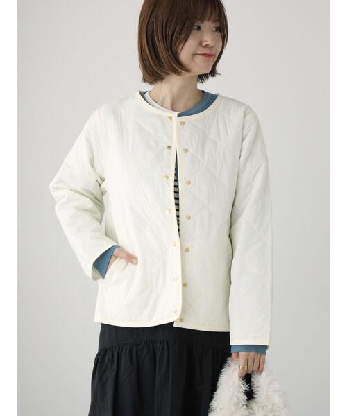 Lugnoncure（ルノンキュール）の「【帯電防止】パッカブルブルゾン（ブルゾン・レディース・モカ/グレー/オフホワイト/ブラック・L/M）」の2枚目の写真