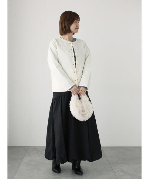 Lugnoncure（ルノンキュール）の「【帯電防止】パッカブルブルゾン（ブルゾン・レディース・モカ/グレー/オフホワイト/ブラック・L/M）」の10枚目の写真