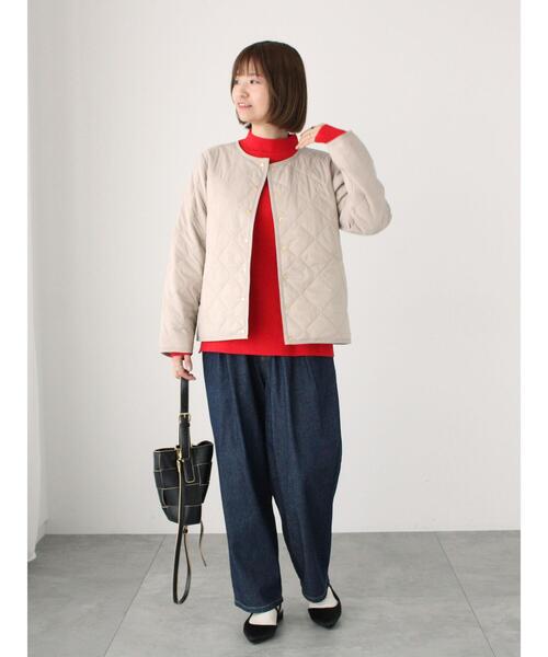 Lugnoncure（ルノンキュール）の「【帯電防止】パッカブルブルゾン（ブルゾン・レディース・モカ/グレー/オフホワイト/ブラック・L/M）」の12枚目の写真