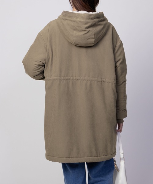 軽量・撥水】nAvy 裏ボアモッズコート ミリタリーアウター