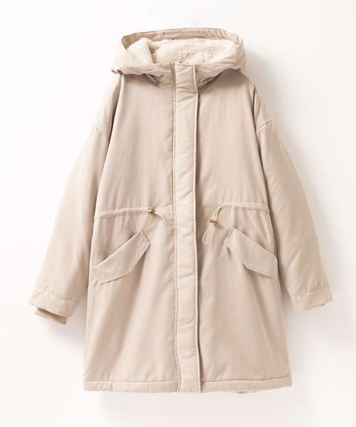 軽量・撥水】nAvy 裏ボアモッズコート ミリタリーアウター