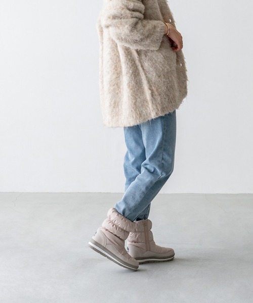 moz(モズ)の「moz モズ 防寒・防水 ファースノーブーツ(ブーツ・レディース・グレイッシュベージュ/ブラック/ホワイト・LL/L/M)」の22枚目の写真