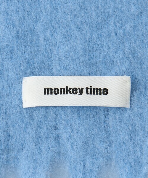 MONKEY TIME（モンキータイム）の「ソリッド マフラー（マフラー・メンズ・ライム/コバルトブルー/ブラック・FREE）」の6枚目の写真