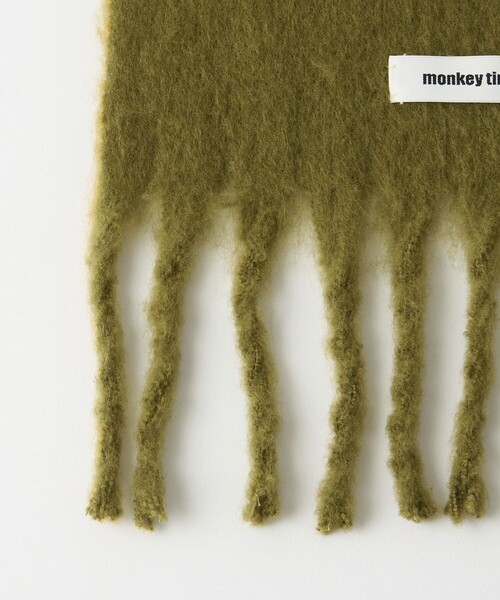 MONKEY TIME（モンキータイム）の「ソリッド マフラー（マフラー・メンズ・ライム/コバルトブルー/ブラック・FREE）」の9枚目の写真