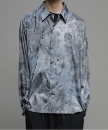Various loose shirts-tie dye jacquard-/バリアスルーズシャツ-タイダイジャガード-