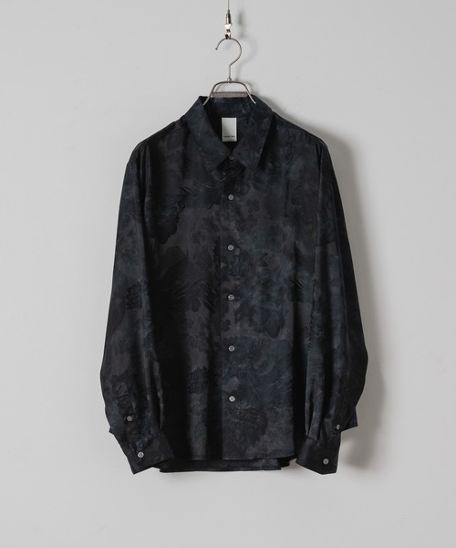 CASPER JOHN(キャスパージョン)の「Various loose shirts-tie dye jacquard-/バリアスルーズシャツ-タイダイジャガード-(シャツ/ブラウス・メンズ・グレー/ブラック/ミント・LARGE/MEDIUM/SMALL/X-SMALL)」の17枚目の写真