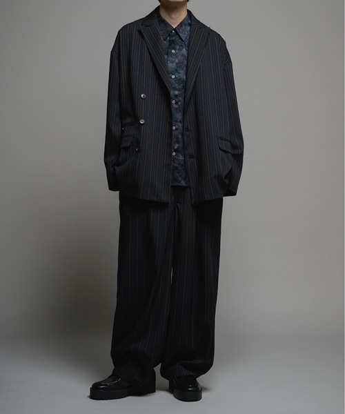 CASPER JOHN(キャスパージョン)の「Various loose shirts-tie dye jacquard-/バリアスルーズシャツ-タイダイジャガード-(シャツ/ブラウス・メンズ・グレー/ブラック/ミント・LARGE/MEDIUM/SMALL/X-SMALL)」の21枚目の写真