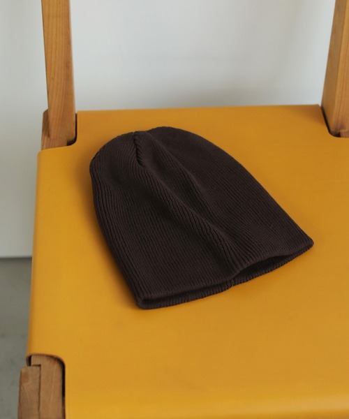 anuke（アンヌーク）の「Knit Beanie（ニットキャップ/ビーニー・レディース・チャコールグレー/ブラック/ブラウン・FREE）」の17枚目の写真