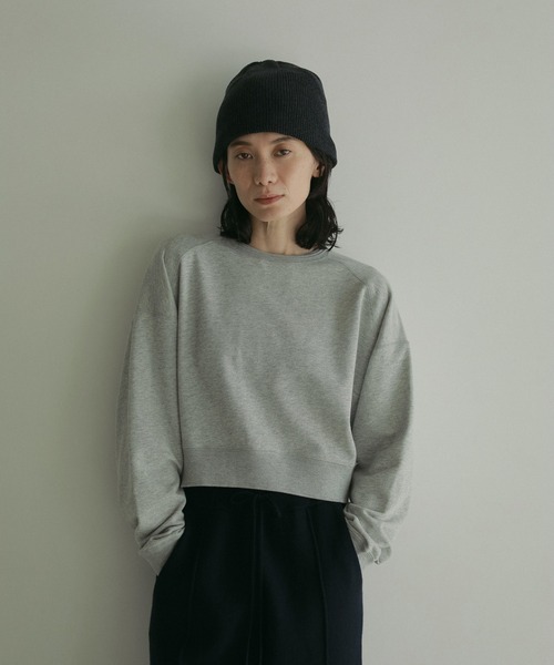 anuke（アンヌーク）の「Knit Beanie（ニットキャップ/ビーニー・レディース・チャコールグレー/ブラック/ブラウン・FREE）」の7枚目の写真