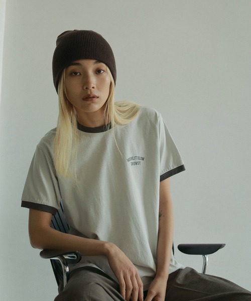 anuke（アンヌーク）の「Knit Beanie（ニットキャップ/ビーニー・レディース・チャコールグレー/ブラック/ブラウン・FREE）」の9枚目の写真