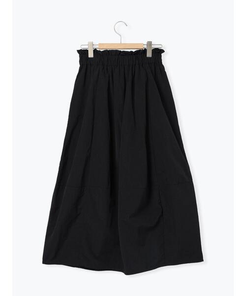 Samansa Mos2 blue（サマンサモスモスブルー）の「グログランナイロンギャザースカート（スカート・レディース・キャメル/カーキ/ブラック・F）」の17枚目の写真