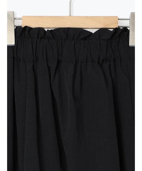 Samansa Mos2 blue（サマンサモスモスブルー）の「グログランナイロンギャザースカート（スカート・レディース・キャメル/カーキ/ブラック・F）」の6枚目の写真