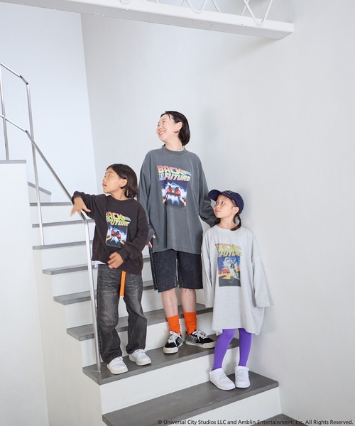 BACK TO THE FUTUREロンT＿MOM 247701（Tシャツ/カットソー