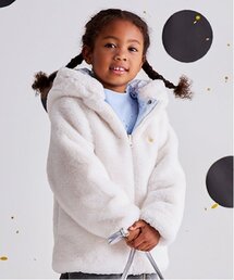 kate spade キッズ　リバーシブル　アウター kate spade new york kids リバーシブルウィンドブレーカー