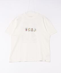 TCSS | DESIGN TEE/Critical Slide(クリティカルスライド)TCSSスタンダードフィットブランドロゴ入りTシャツ前面プリントバックプリント半袖Tシャツ(Tシャツ/カットソー)