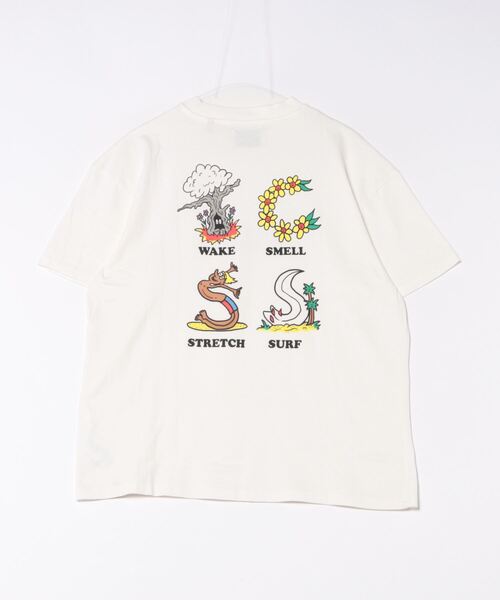 TCSS（ティーシーエスエス）の「DESIGN TEE/Critical Slide(クリティカルスライド)TCSSスタンダードフィットブランドロゴ入りTシャツ前面プリントバックプリント半袖Tシャツ（Tシャツ/カットソー・メンズ・ブラック/ホワイト・SMALL/X-LARGE/LARGE/MEDIUM）」の3枚目の写真