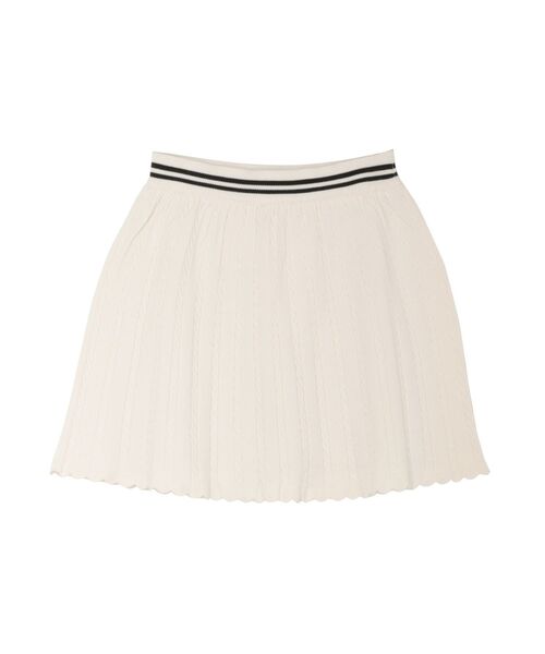 MINI CABLE LINE KNIT SK/ミニケーブルライクニットミニスカート（スカート）｜CALNAMUR（カルナムール）