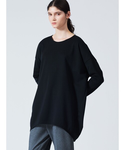 mizuiroind(ミズイロインド)の「mizuiro ind クルーネックコクーンプルオーバー(Tシャツ/カットソー・レディース・ネイビー/グレー/ブラック・FREE)」の17枚目の写真