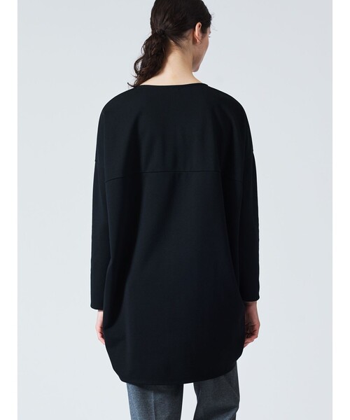 mizuiroind(ミズイロインド)の「mizuiro ind クルーネックコクーンプルオーバー(Tシャツ/カットソー・レディース・ネイビー/グレー/ブラック・FREE)」の19枚目の写真