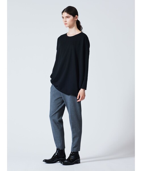 mizuiroind(ミズイロインド)の「mizuiro ind クルーネックコクーンプルオーバー(Tシャツ/カットソー・レディース・ネイビー/グレー/ブラック・FREE)」の22枚目の写真
