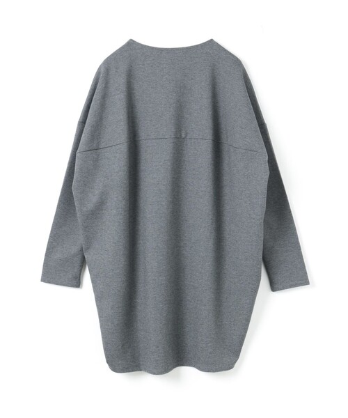 mizuiroind(ミズイロインド)の「mizuiro ind クルーネックコクーンプルオーバー(Tシャツ/カットソー・レディース・ネイビー/グレー/ブラック・FREE)」の9枚目の写真