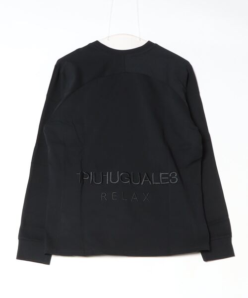 【1PIU1UGUALE3 RELAX】BACK LOGO ロングスリーブシャツ 通年（ウノ ピゥ ウノ ウグァーレ トレ）（Tシャツ/カットソー）｜1piu1uguale3 RELAX（ウノピュウノウグァーレトレリラックス）