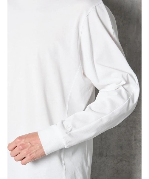 【1PIU1UGUALE3 RELAX】BACK LOGO ロングスリーブシャツ 通年（ウノ ピゥ ウノ ウグァーレ トレ）（Tシャツ/カットソー）｜1piu1uguale3 RELAX（ウノピュウノウグァーレトレリラックス）