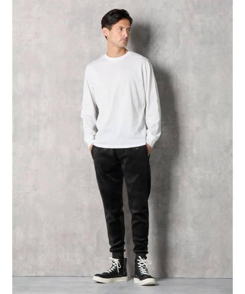 【1PIU1UGUALE3 RELAX】BACK LOGO ロングスリーブシャツ 通年（ウノ ピゥ ウノ ウグァーレ トレ）（Tシャツ/カットソー）｜1piu1uguale3 RELAX（ウノピュウノウグァーレトレリラックス）