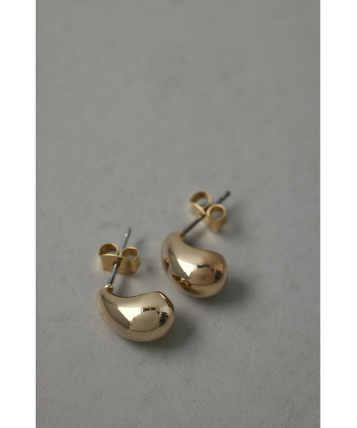 STYLEMIXER(スタイルミキサー)の「ミニマルビーンズピアス(ピアス(両耳用)・レディース・ゴールド/シルバー・FREE)」の2枚目の写真