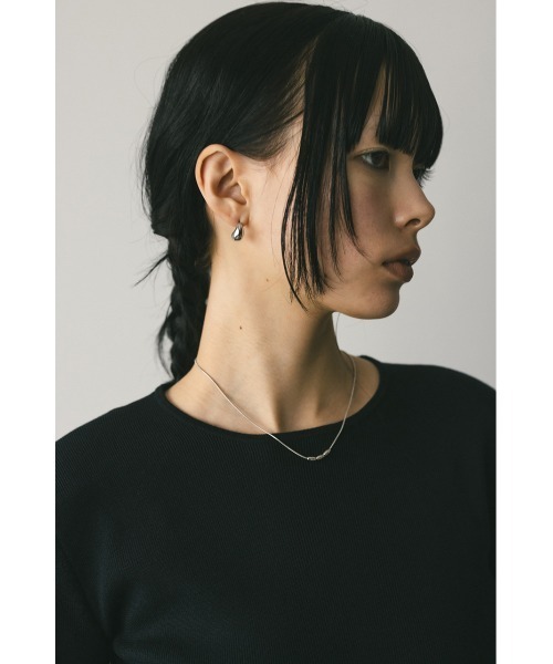 STYLEMIXER(スタイルミキサー)の「ミニマルビーンズピアス(ピアス(両耳用)・レディース・ゴールド/シルバー・FREE)」の3枚目の写真