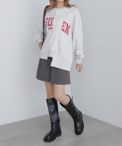 FREE'S MART（フリーズマート）の「◇【3サイズ展開XS-M】タックショートパンツ【低身長サイズ有】（その他パンツ・レディース・ブラック/グレー/ホワイト・SMALL/MEDIUM/X-SMALL）」の6枚目の写真