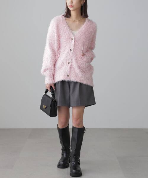 FREE'S MART（フリーズマート）の「◇【3サイズ展開XS-M】タックショートパンツ【低身長サイズ有】（その他パンツ・レディース・ブラック/グレー/ホワイト・SMALL/MEDIUM/X-SMALL）」の7枚目の写真