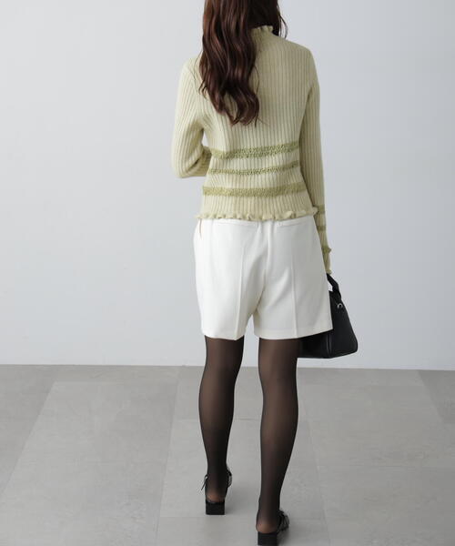 FREE'S MART（フリーズマート）の「◇【3サイズ展開XS-M】タックショートパンツ【低身長サイズ有】（その他パンツ・レディース・ブラック/グレー/ホワイト・SMALL/MEDIUM/X-SMALL）」の18枚目の写真