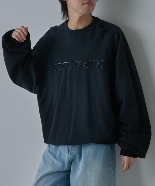 【セール】スプレー加工アップリケスウェット（スウェット）｜COLONY 2139（コロニートゥーワンスリーナイン）