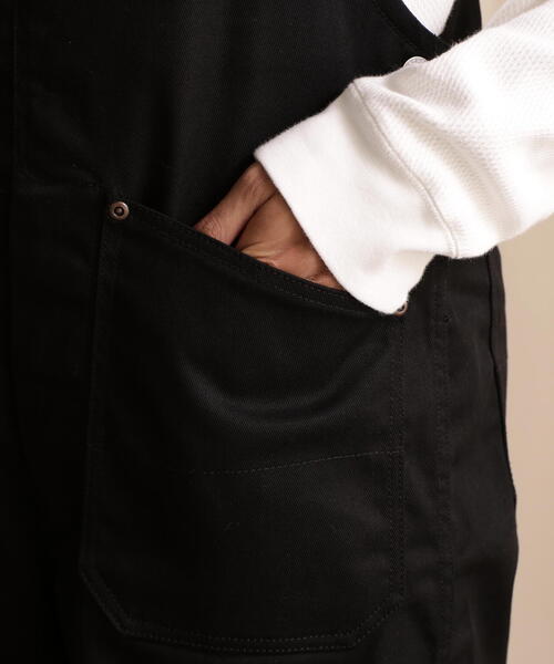 schott（ショット）の「Schott/ショット/TC OVERALL PANTS/ティーシー オーバーオールパンツ（サロペット/オーバーオール・メンズ・ブラック/グレー/キナリ/カーキ・M/L/XL）」の9枚目の写真