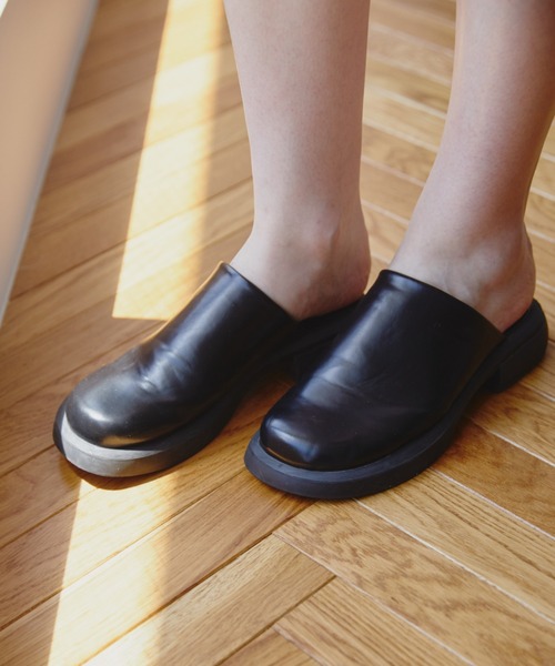Aunt Marie's（アントマリーズ）の「ボリュームソールサボ（スリッポン・レディース・アイボリー/ブラック・SMALL/MEDIUM/LARGE）」の16枚目の写真