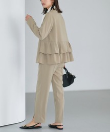 Pierrot（ピエロ）の「バックフレアブルゾンセットアップ（スーツセット）」