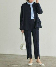 Pierrot（ピエロ）の「バックフレアブルゾンセットアップ（スーツセット）」