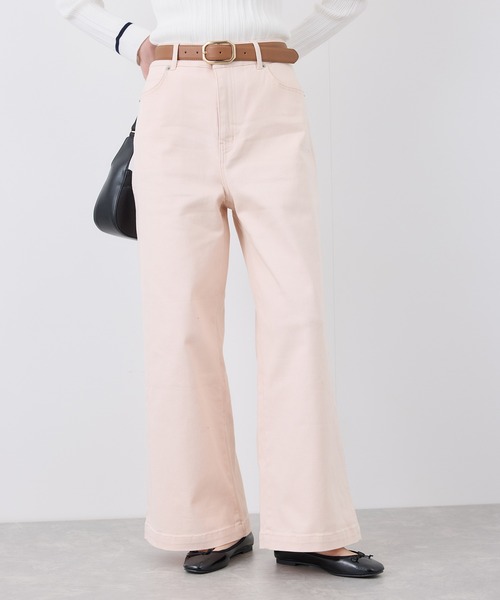 ROPE' PICNIC(ロペピクニック)の「【ウエスト革命デニム】Pinkウエストシェイプワイドデニム(デニムパンツ・レディース・ピンク・38/40/36)」の13枚目の写真