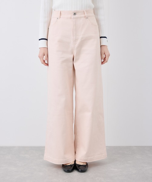 ROPE' PICNIC(ロペピクニック)の「【ウエスト革命デニム】Pinkウエストシェイプワイドデニム(デニムパンツ・レディース・ピンク・38/40/36)」の10枚目の写真