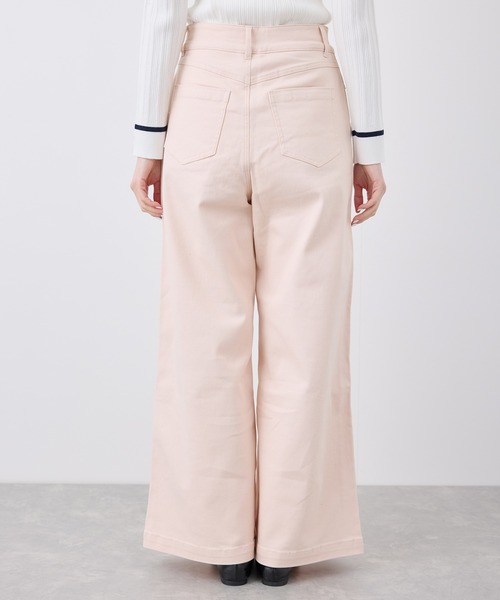 ROPE' PICNIC(ロペピクニック)の「【ウエスト革命デニム】Pinkウエストシェイプワイドデニム(デニムパンツ・レディース・ピンク・38/40/36)」の2枚目の写真