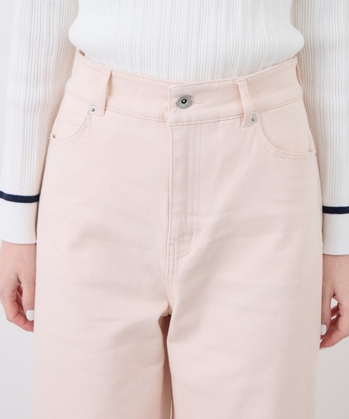 ROPE' PICNIC(ロペピクニック)の「【ウエスト革命デニム】Pinkウエストシェイプワイドデニム(デニムパンツ・レディース・ピンク・38/40/36)」の3枚目の写真