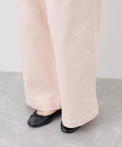ROPE' PICNIC(ロペピクニック)の「【ウエスト革命デニム】Pinkウエストシェイプワイドデニム(デニムパンツ・レディース・ピンク・38/40/36)」の19枚目の写真