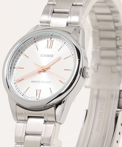 CASIO カシオ / アナログ クォーツ ラウンドフェイス ステンレスベルト 日常生活防水 腕時計 ラウンドフェイス /// LTPメタルシリーズ（アナログ腕時計）｜CASIO（カシオ）