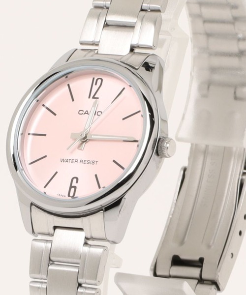 CASIO カシオ / アナログ クォーツ ラウンドフェイス ステンレスベルト