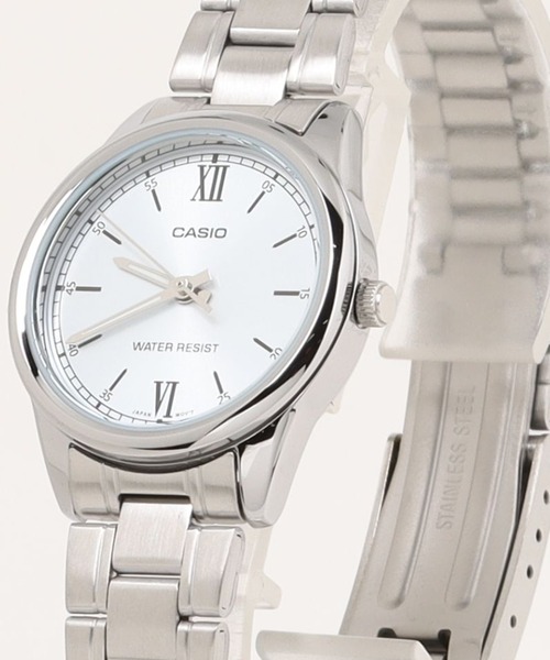 CASIO カシオ / アナログ クォーツ ラウンドフェイス ステンレスベルト 日常生活防水 腕時計 ラウンドフェイス /// LTPメタルシリーズ（アナログ腕時計）｜CASIO（カシオ）