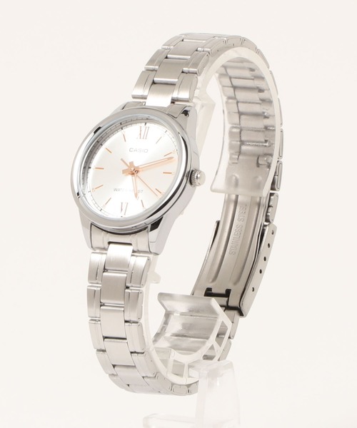 CASIO カシオ / アナログ クォーツ ラウンドフェイス ステンレスベルト 日常生活防水 腕時計 ラウンドフェイス /// LTPメタルシリーズ（アナログ腕時計）｜CASIO（カシオ）