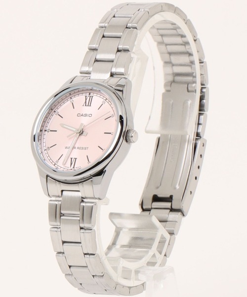 CASIO カシオ / アナログ クォーツ ラウンドフェイス ステンレスベルト